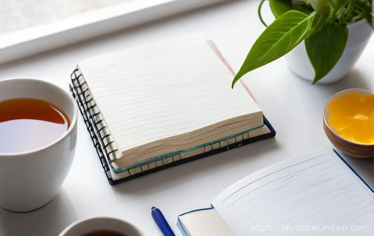 가치 기반 우선순위화의 목표 설정 - **Left Panel (Morning Ritual):** The person is at a neat, organized desk, peacefully journaling or m...