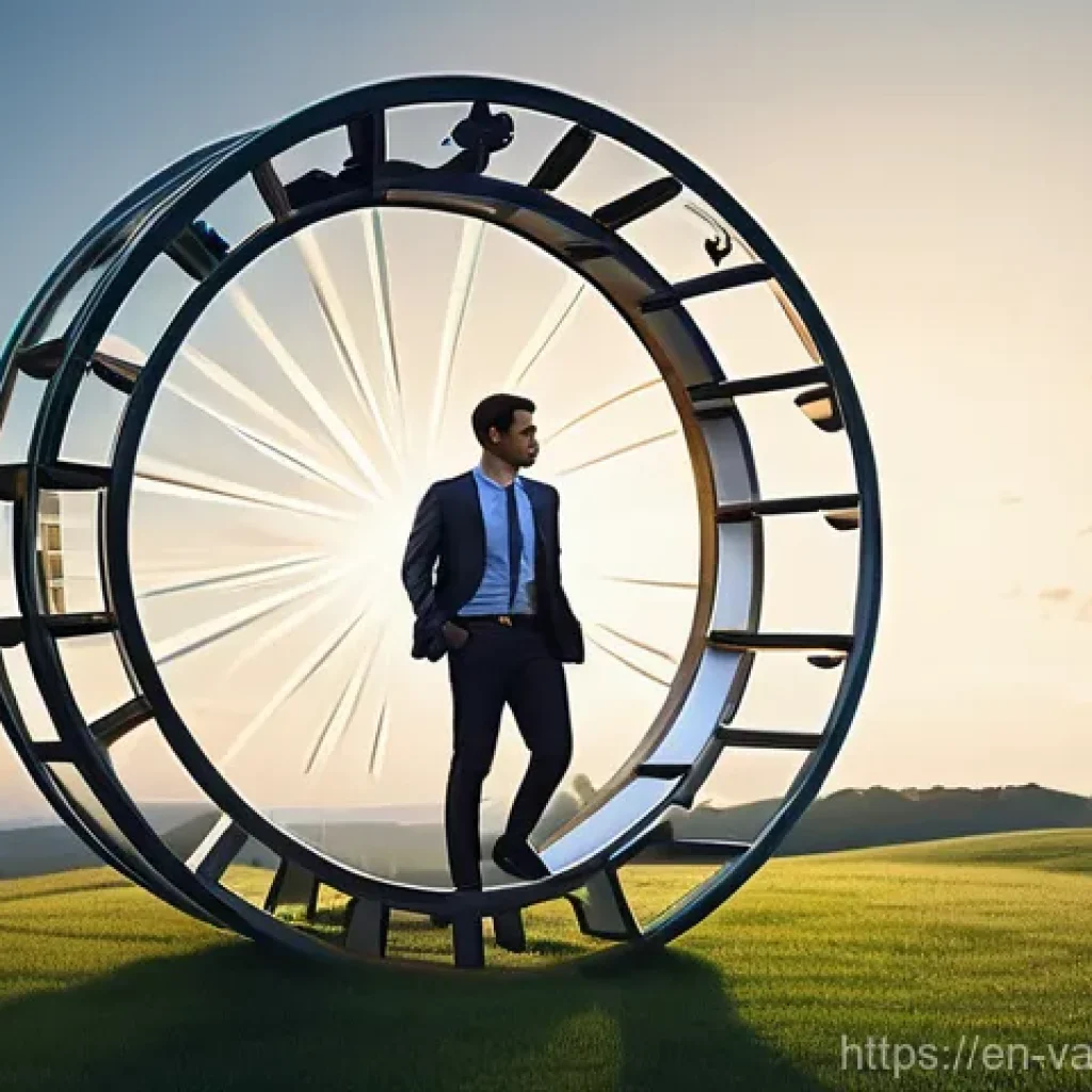 가치 기반 우선순위화의 선진 사례 연구 - **Prompt:** A young, focused professional individual, dressed in a sharp business casual outfit incl...