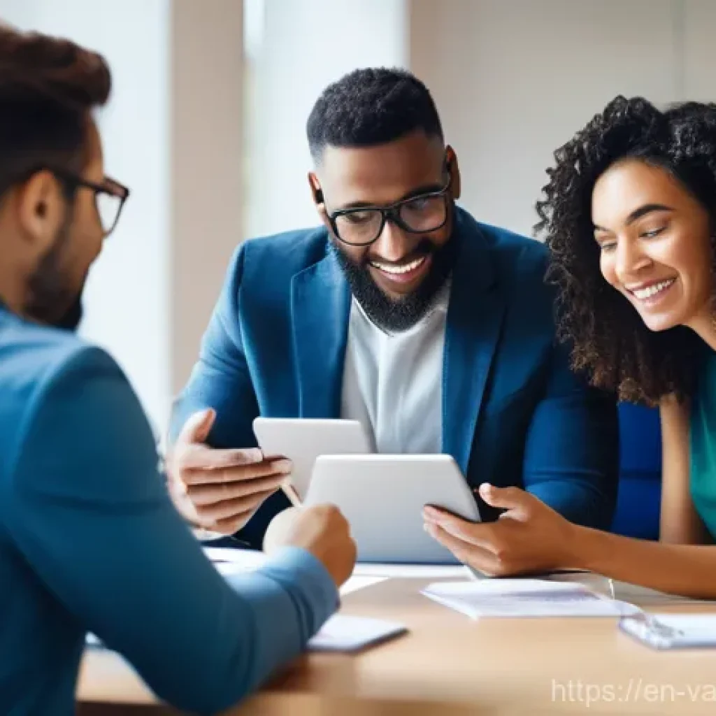 가치 기반 우선순위화와 고객 중심 전략 - **Prompt:** A vibrant, diverse group of adults (various ages, ethnicities, and genders) in modern, b...