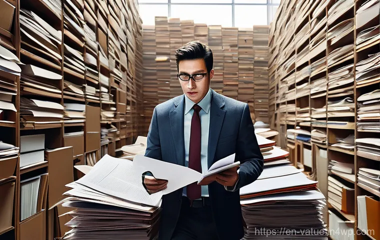 가치 기반 우선순위화와 분산 의사결정 - **A Diverse Group Navigating a Bureaucratic Labyrinth:**
    A vibrant and detailed illustration dep...